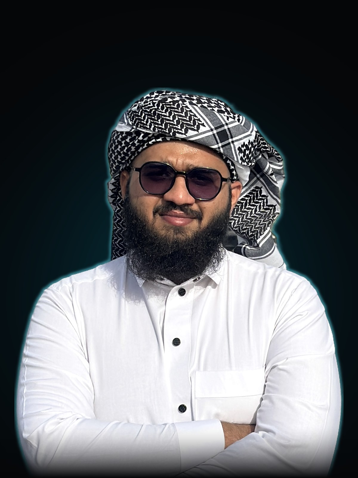 Khawaja Mohammad Owais, Pakistani entrepreneur and CEO of OBHost LLC and TechX Pakistan, in Riyadh, Saudi Arabia